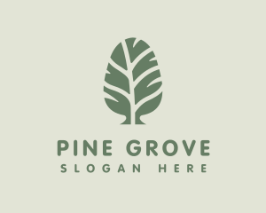 Green Pine Tree logo