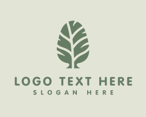 Tree - Green Pine Tree logo design