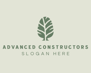 Green Pine Tree logo design