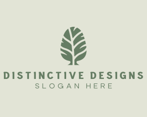 Green Pine Tree logo design