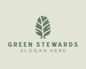 Green Pine Tree logo design