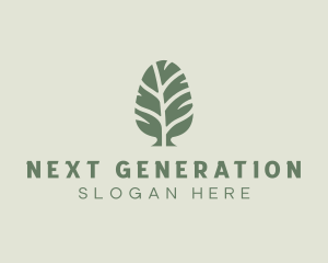 Green Pine Tree logo design