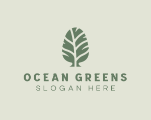 Green Pine Tree logo design