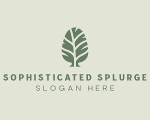 Green Pine Tree logo design