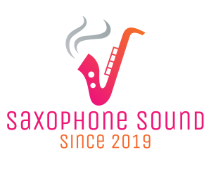 Smoking  Music Saxophone logo