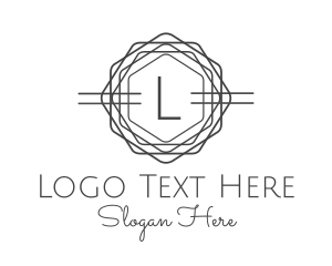 Geometric Hexagon Boutique logo