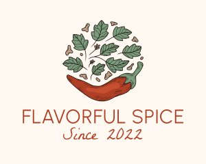 Organic Leaf Spice logo