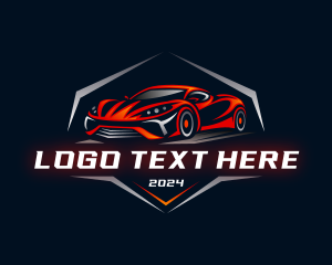 Sports Car Mechanic Garage logo