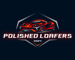 Sports Car Mechanic Garage logo design