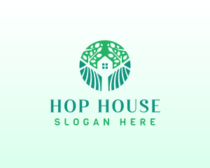 Nature Tree House logo design