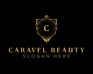 Luxurious Ornament Beauty Salon logo design