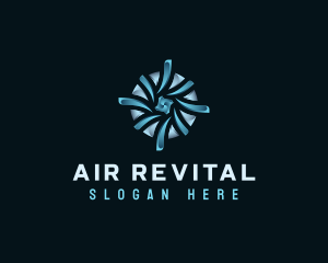 Thermal Ventilation Propeller logo design