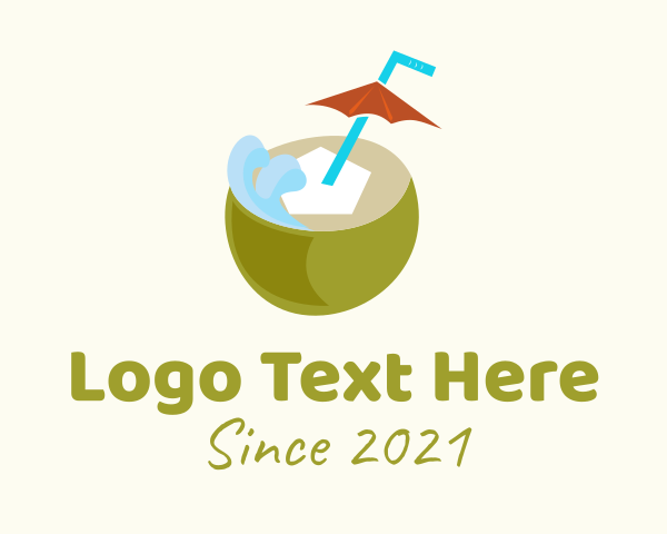 Tropical Drink logo example 4