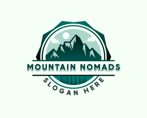 Mountain Forest Adventure  logo design