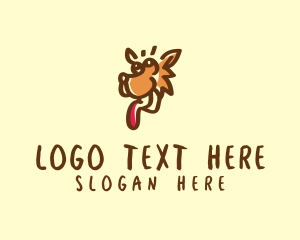 Canine Dog Character logo