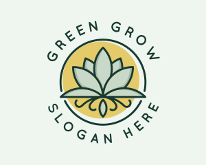 Green Lotus Salon logo design