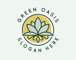 Green Lotus Salon logo design