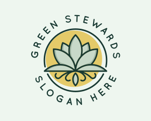 Green Lotus Salon logo design