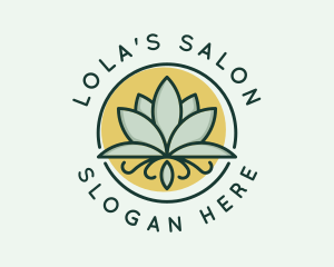 Green Lotus Salon logo design