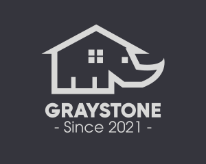 Gray Rhinoceros House  logo