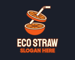Orange Juice Straw logo