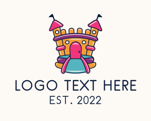 Fortress - Inflatable Theme Park logo design