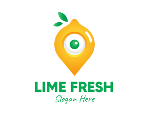 Lemon Location Pin logo