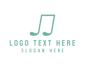 Golf Club Musical Note logo