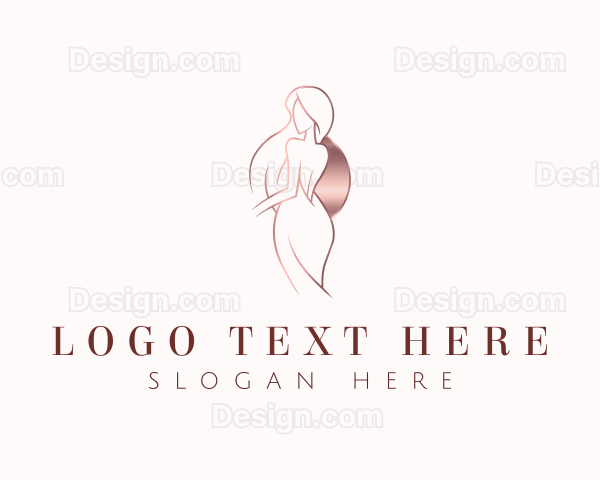 Beautiful Woman Dress Logo