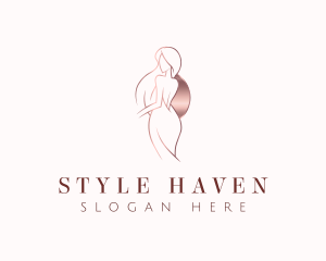 Beautiful Woman Dress logo design