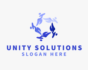 People Team Organization logo design