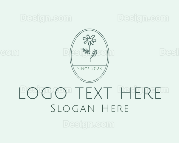 Floral Boutique Plant Logo