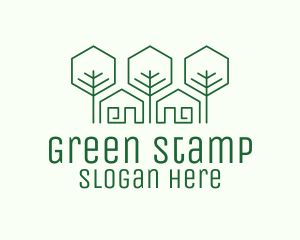 Green Home Builder logo design