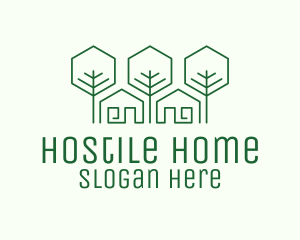 Green Home Builder logo design