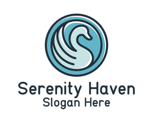 Blue Swan Badge logo