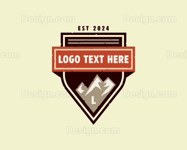 Outdoor Mountain Adventure Logo