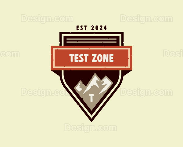 Outdoor Mountain Adventure Logo