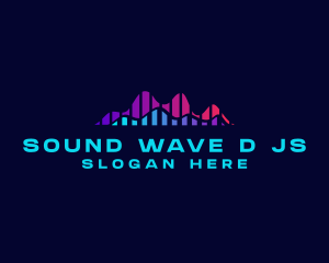 Digital Music Wave logo design