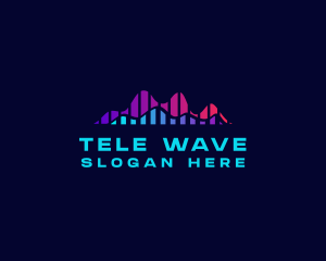 Digital Music Wave logo design