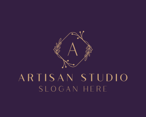 Luxury Floral Beauty Salon logo design