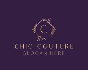 Luxury Floral Beauty Salon logo design