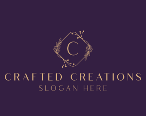 Luxury Floral Beauty Salon logo design