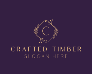 Luxury Floral Beauty Salon logo design