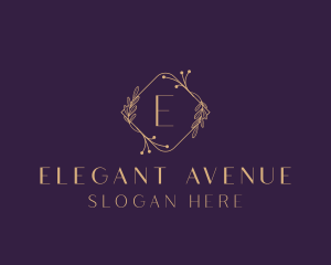 Luxury Floral Beauty Salon logo design