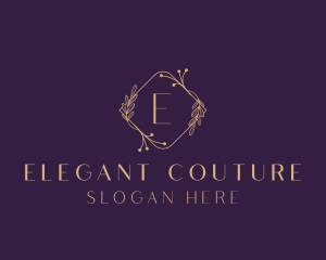 Luxury Floral Beauty Salon logo design