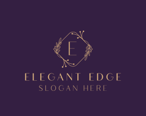 Luxury Floral Beauty Salon logo design