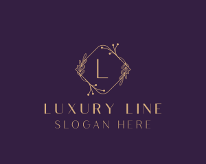 Luxury Floral Beauty Salon logo design