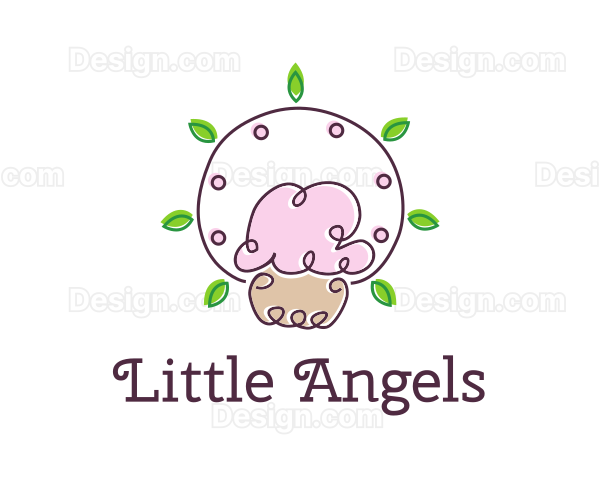 Cupcake Pastry Bakery Logo