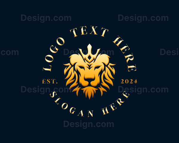 Lion Crown King Logo