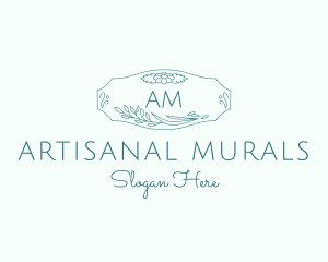 Nature Floral Wellness Spa logo design